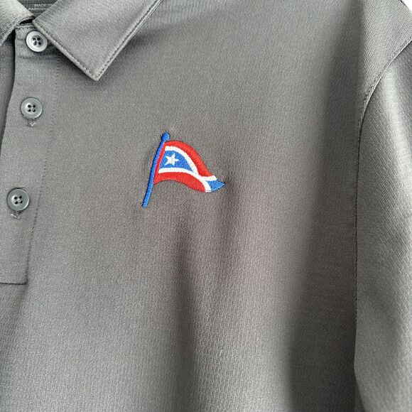 Nike Polo Shirt Mens Size M Dark Gray Corpus Christi - Picture 7 of 9